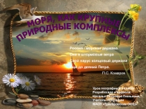 Презентация по географии моря как крупные природные комплексы 8класс