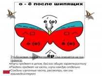 Правописание О-Е после шипящих и Правописание ИЦ-ЕЦ в суффиксах сущ-х