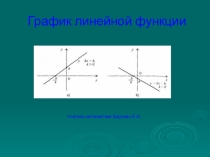 Презентация по математике на тему Линейная функция (7 класс)