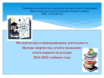 Презентация методическая и инновационная деятельность
