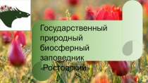 Государственный природный биосферный заповедник Ростовский