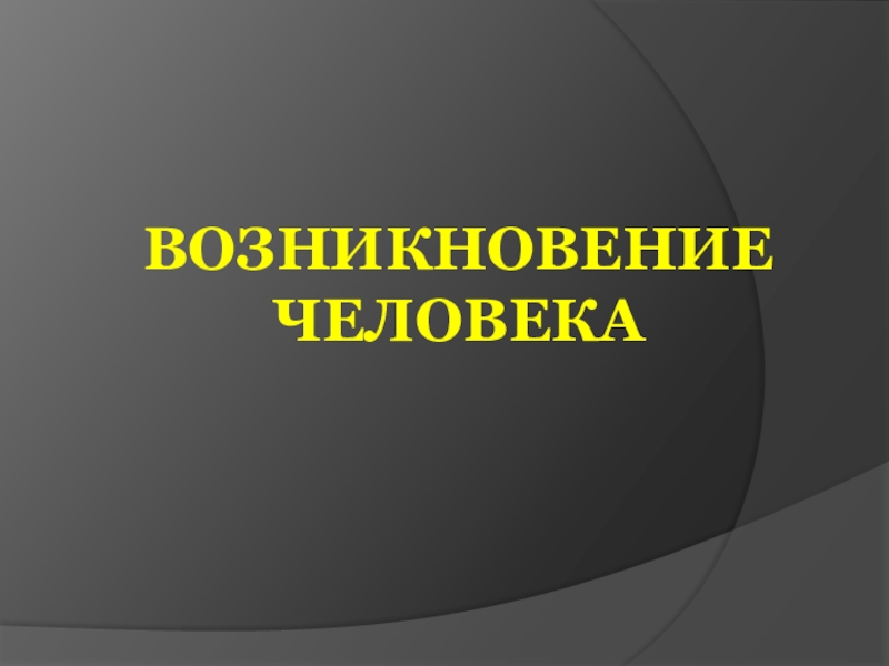 Презентация Презентация к уроку по истории на тему Возникновение человека (5 класс) по учебнику Т.П. Андреевской