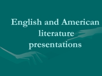 Презентация по английской литературе на тему Robert Burns