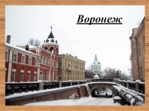 Презентация Воронеж-мой любимый город