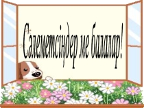 Ойыншықтар тақырыбына 1 сыныпқа арналған презентация