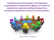 Презентация по теме Социальная интеграция и кооперация учреждений социальной сферы