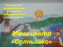 Презентация Наше солнышко 2 младшая группа