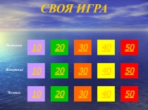 Интерактивная игра по биологии, 6 класс