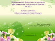 Презентация по логопедии Экологический калейдоскоп