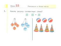 Урок математики Умножаем и делим числа (1 класс)