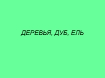 Деревья