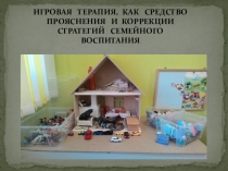 Презентация ИГРОВАЯ ТЕРАПИЯ, КАК СРЕДСТВО ПРОЯСНЕНИЯ И КОРРЕКЦИИ СТРАТЕГИЙ СЕМЕЙНОГО ВОСПИТАНИЯ