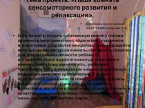 Презентация Комната психомоторного и сенсорного развития