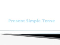 Презентация по теме Present Simple