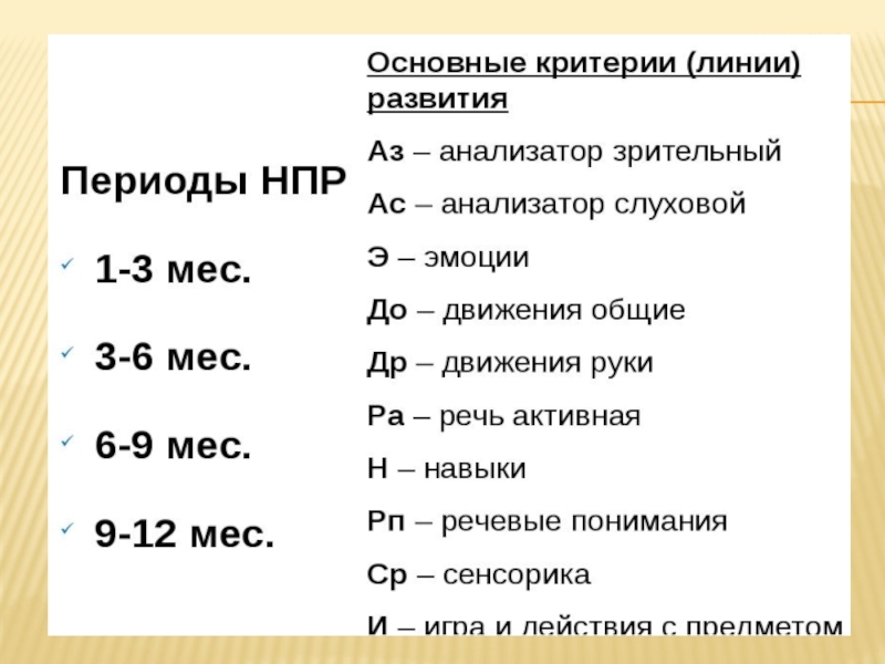 Особенности развития детей грудного возраста