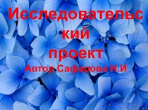 Исследовательский проект Моя семья