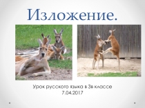 Презентация по русскому языку на тему Развитие речи. Изложение