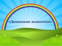 Домашние животные(старшая группа)