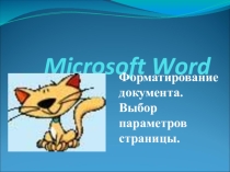 Презентация по информатике на тему: Форматирование документа