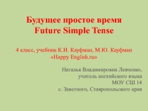 Презентация к уроку английского языка в 4 классе