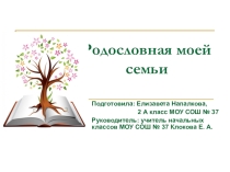 Презентация по окружающему миру на тему  Родословная 2класс