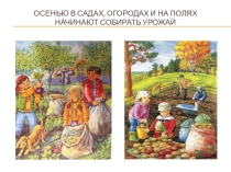 Призентация для дошкольников на тему Осень