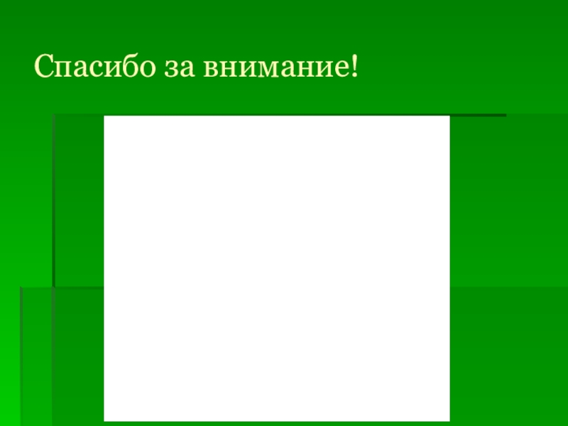 Презентация по географии Почвы пришкольного участка Спасибо за внимание! Спасибо за внимание!