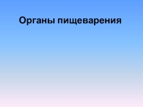 Презентация по биологии 8 класс на тему Органы пищеварения