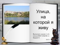 Презентация  Моя родная улица