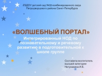 Презентация к занятию Волшебный портал