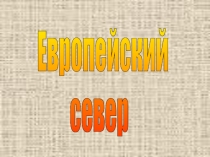 Презентация к уроку географии на тему Европейский Север (9 класс)