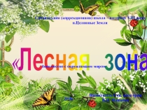 Презентация Лесная зона. Окружающий мир.