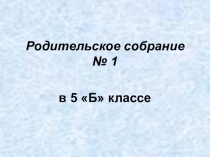 Трудности адаптации пятиклассников в школе
