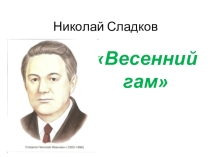 Разработка урока литературного чтения по теме: Николай Сладков Весенний гам