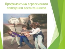 Презентация для педагогов на тему Профилактика агрессивного поведения воспитанников