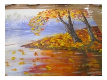 Презентация к уроку изобразительного искусства Рисуем осень