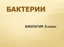Презентация к уроку биологии 5 класс по ФГОС Бактерии