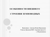 Презентация по теме Внешнее строение земноводных, биология 7 класс