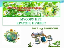 Презентация к уроку Мусору нет! Красоте привет!