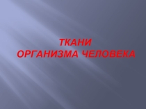 Презентация по биологии на тему Ткани