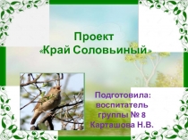 Презентация проекта Край Соловьиный