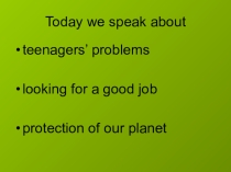 Protection of our planet