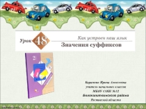 Презентация к уроку русского языка №48 Значения суффиксов во 2 классе (Начальная школа 21 века)