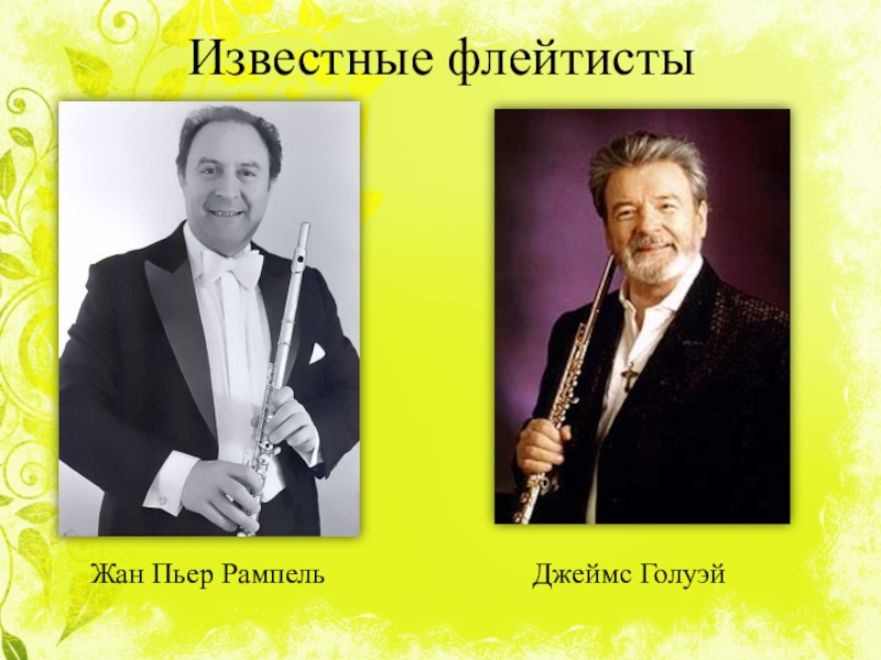 Как растёт цветок солнца под звуки флейты Известные флейтистыЖан Пьер РампельДжеймс Голуэй Известные флейтистыЖан Пьер РампельДжеймс Голуэй