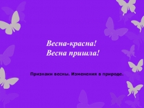 Презентация по окружающему миру Весна