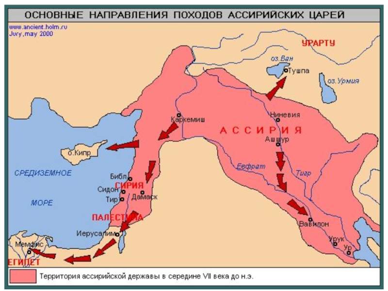 Презентация по истории на тему Ассирийская держава