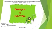 Эмоции и чувства человека