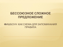 Фишбоун как схема запоминания правила