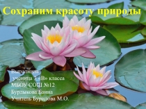 Презентация по окр миру Сохраним природу