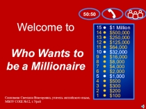 Presentation: Who wants to be a Millionaire?